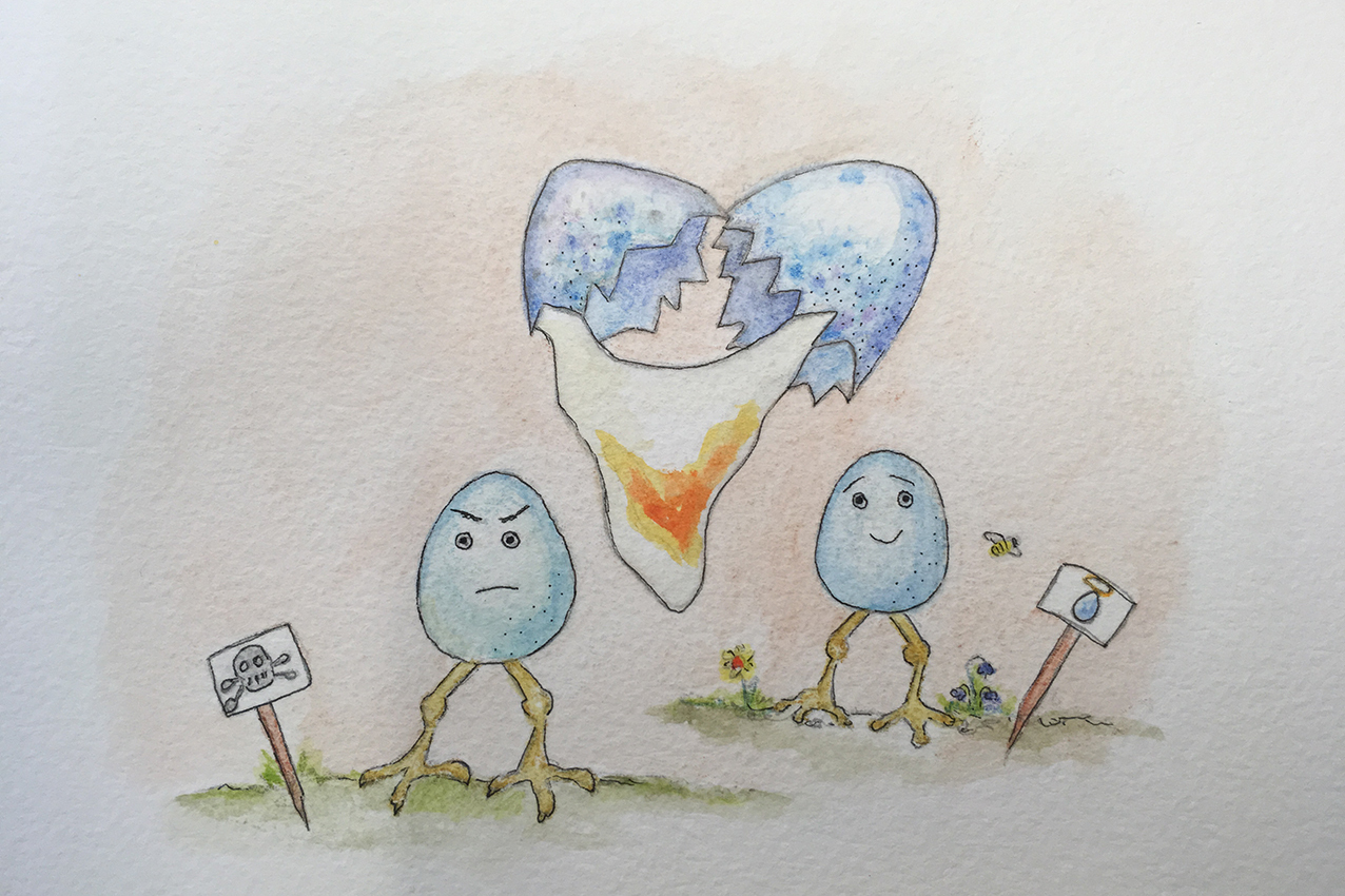 Egg Character Illustrations